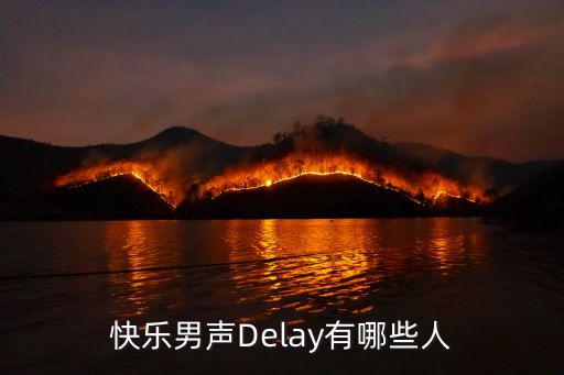 快樂男聲Delay有哪些人