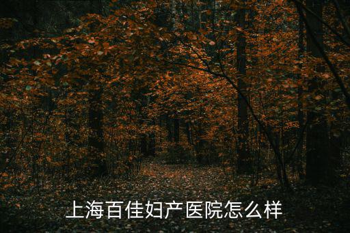 上海百佳婦產醫院怎么樣