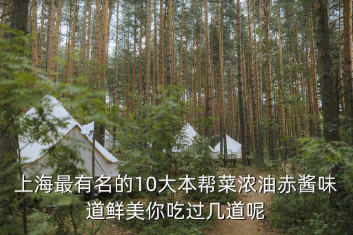 上海最有名的10大本幫菜濃油赤醬味道鮮美你吃過幾道呢