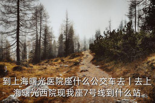 上海曙光醫院西院，到上海曙光醫院座什么公交車去丨去上海曙光西院現我座7號線到什么站