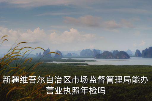 新疆維吾爾自治區市場監督管理局能辦營業執照年檢嗎