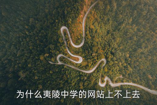 為什么夷陵中學(xué)的網(wǎng)站上不上去