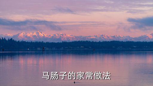 馬腸子的家常做法