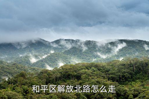 解放北路，和平區解放北路怎么走