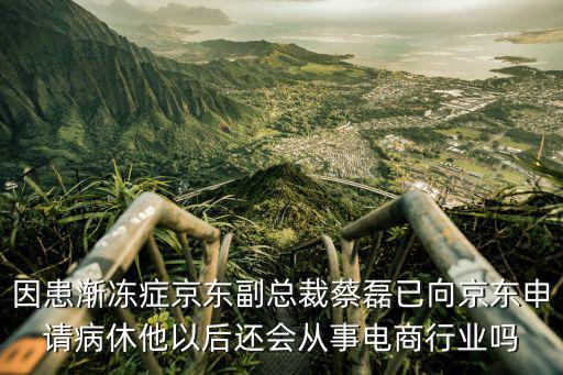 因患漸凍癥京東副總裁蔡磊已向京東申請病休他以后還會從事電商行業嗎
