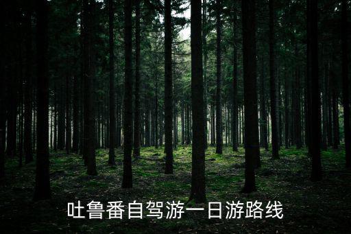 吐魯番自駕游一日游路線
