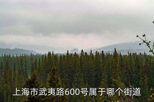 上海市武夷路600號(hào)屬于哪個(gè)街道