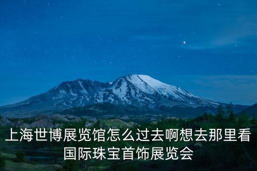 上海世博展覽館怎么過去啊想去那里看國際珠寶首飾展覽會