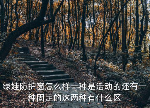綠娃防護窗怎么樣一種是活動的還有一種固定的這兩種有什么區