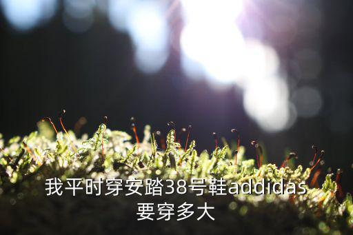 我平時穿安踏38號鞋addidas要穿多大