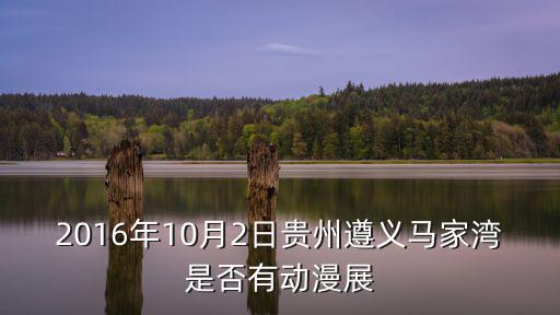 2016年10月2日貴州遵義馬家灣是否有動漫展