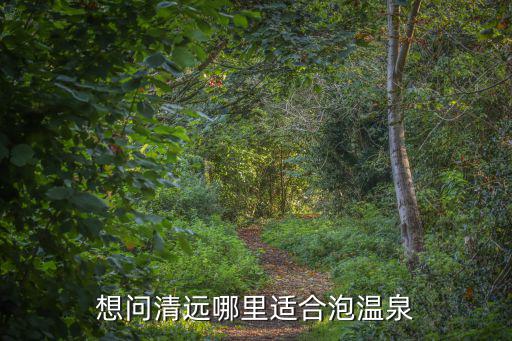 想問清遠哪里適合泡溫泉