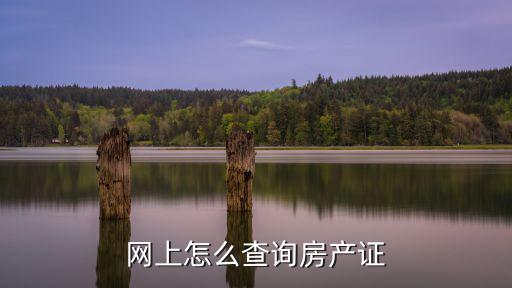網上怎么查詢房產證