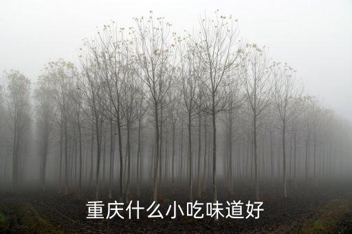 重慶什么小吃味道好