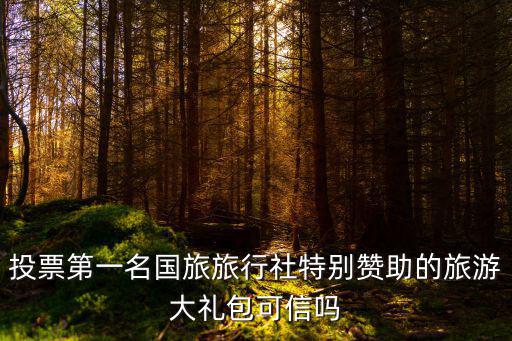 投票第一名國旅旅行社特別贊助的旅游大禮包可信嗎