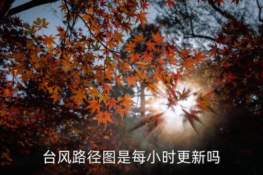 臺風路徑圖是每小時更新嗎