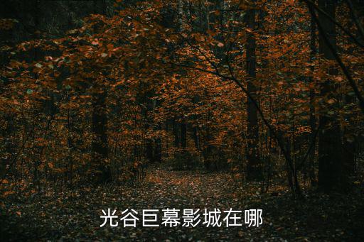 光谷巨幕影城在哪