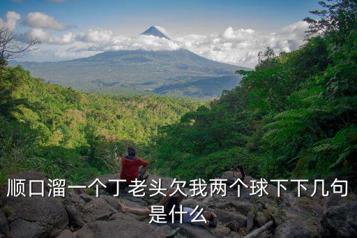順口溜一個丁老頭欠我兩個球下下幾句是什么