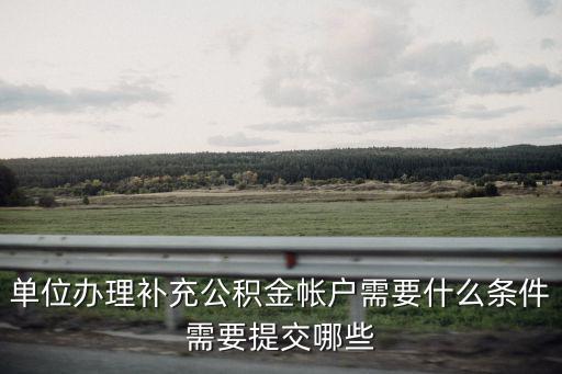 補充住房公積金，什么叫補充住房公積金