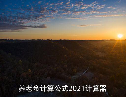 養(yǎng)老金計(jì)算公式2021計(jì)算器