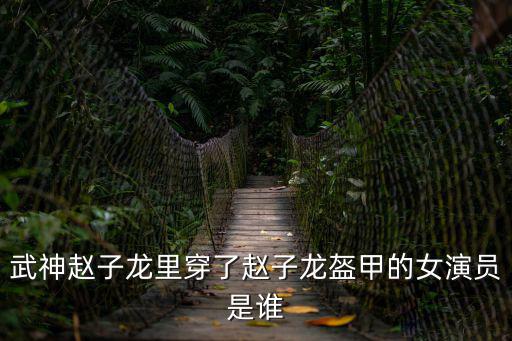 武神趙子龍里穿了趙子龍盔甲的女演員是誰