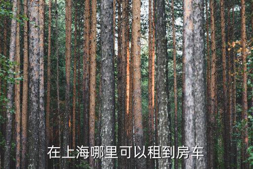 在上海哪里可以租到房車