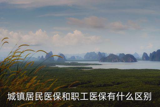 城鎮職工醫保，城鎮居民醫保和職工醫保有什么區別