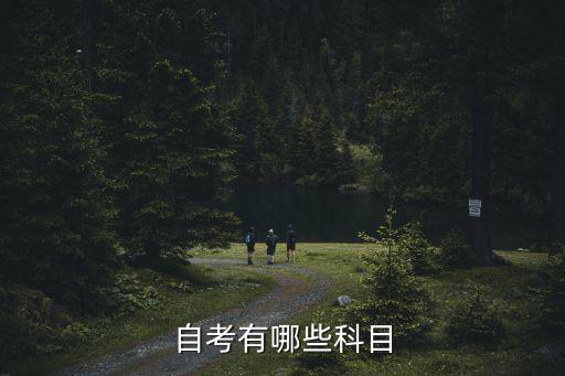 自考專業(yè)科目一覽表，自考有哪些科目