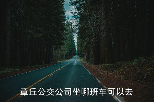 章丘公交公司坐哪班車可以去