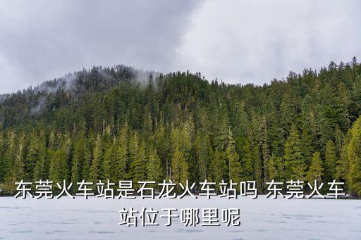 東莞火車站是石龍火車站嗎 東莞火車站位于哪里呢