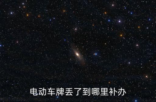 電動車牌照丟了怎么辦，電動車牌丟了到哪里補(bǔ)辦