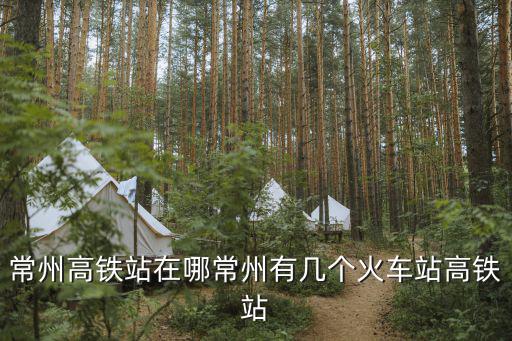 常州高鐵站在哪常州有幾個(gè)火車站高鐵站