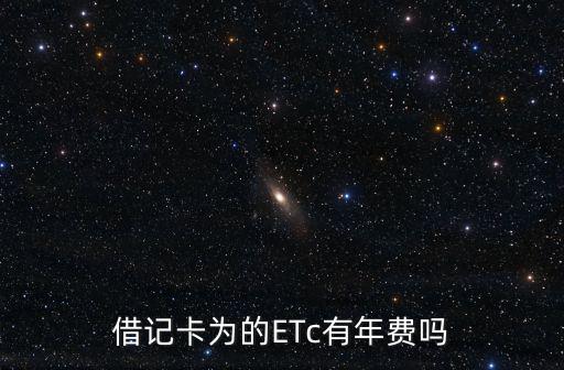 借記卡為的ETc有年費嗎