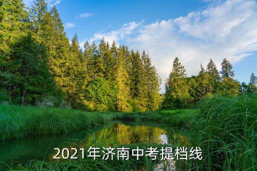 2021年濟南中考提檔線