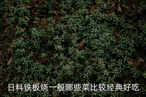 日本鐵板燒，日料鐵板燒一般哪些菜比較經典好吃