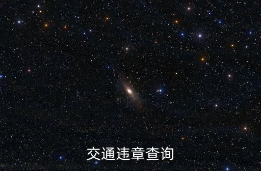 交通違章，交通違章查詢