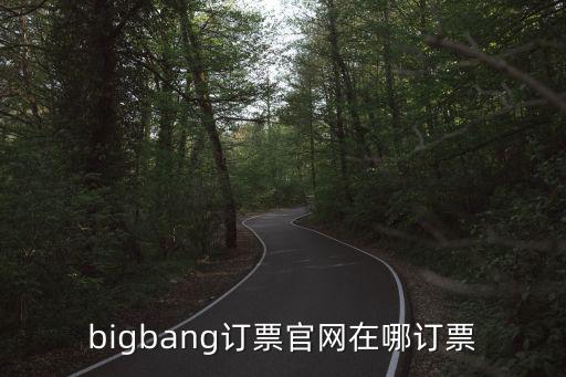 bigbang訂票官網(wǎng)在哪訂票