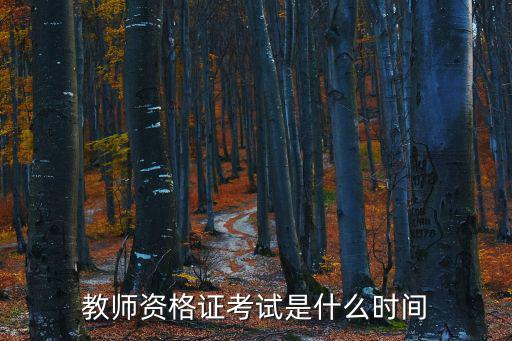 小學(xué)教資考試時間，小學(xué)數(shù)學(xué)教師資格證考試時間