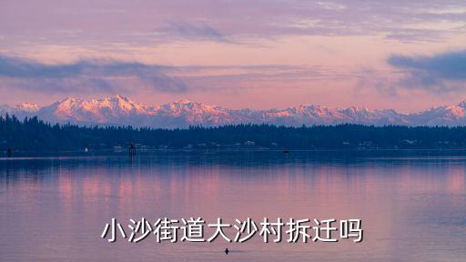 小沙街道大沙村拆遷嗎