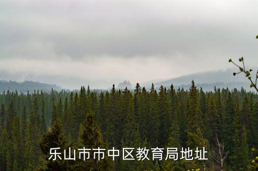 樂山市市中區教育局地址