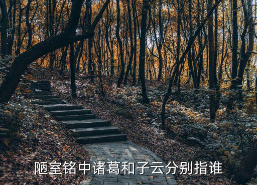 陋室銘中諸葛和子云分別指誰
