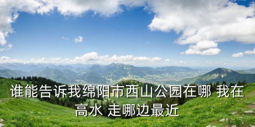 誰能告訴我綿陽市西山公園在哪 我在高水 走哪邊最近