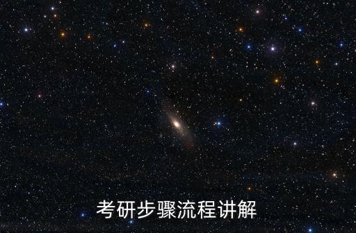 考研步驟流程講解，考研步驟流程講解