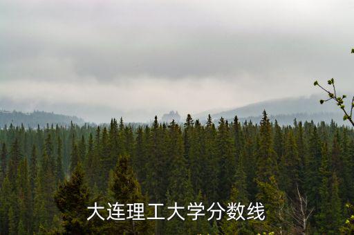 大連理工大學錄取分數線，大連理工大學分數線