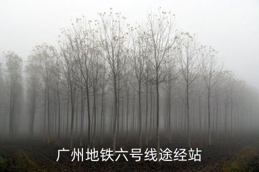 廣州地鐵六號線途經站
