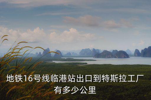 地鐵16號線臨港站出口到特斯拉工廠有多少公里