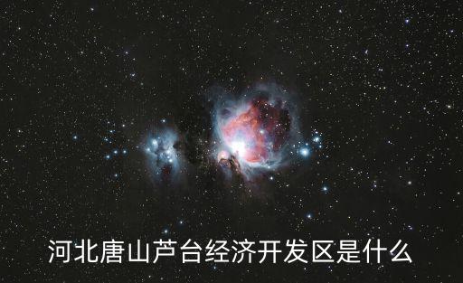 河北唐山蘆臺經濟開發區是什么