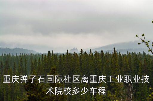 重慶彈子石國(guó)際社區(qū)離重慶工業(yè)職業(yè)技術(shù)院校多少車(chē)程