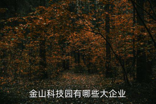 金山科技園有哪些大企業