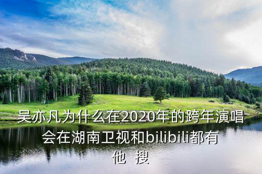 吳亦凡為什么在2020年的跨年演唱會在湖南衛視和bilibili都有他  搜